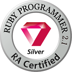 Ruby Certified Ruby Examination Silver 2.1